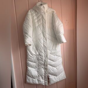 Sundance White Puffer Coat